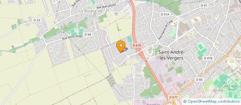 localisation de l'entreprise MONSIEUR HICHEM MOUMEN  SAINT-ANDRE-LES-VERGERS