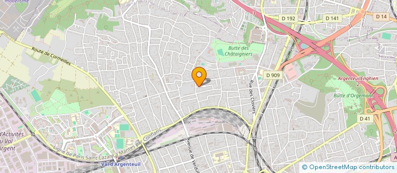 localisation de l'entreprise MONSIEUR HICHEM NEDROUMI à ARGENTEUIL