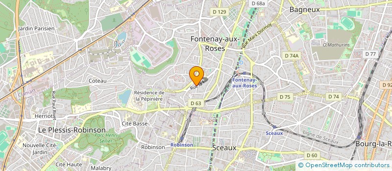 localisation de l'entreprise MONSIEUR HICHEM NOUAARI à FONTENAY-AUX-ROSES