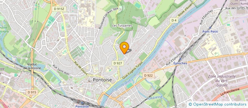 localisation de l'entreprise MONSIEUR HICHEM OUADAH TSABET  PONTOISE