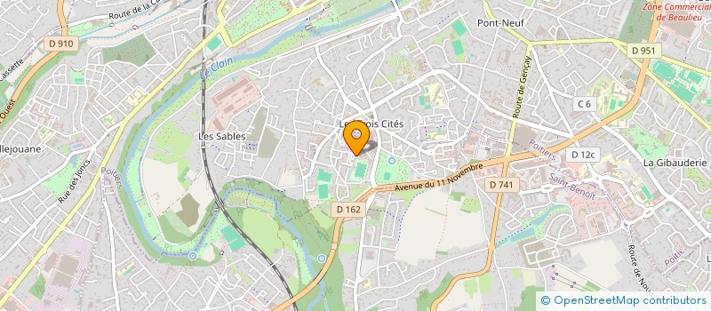 localisation de l'entreprise MONSIEUR HICHEM REFFAS  POITIERS