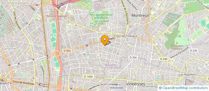 localisation de l'entreprise MONSIEUR HICHEM SAGUER à MONTREUIL