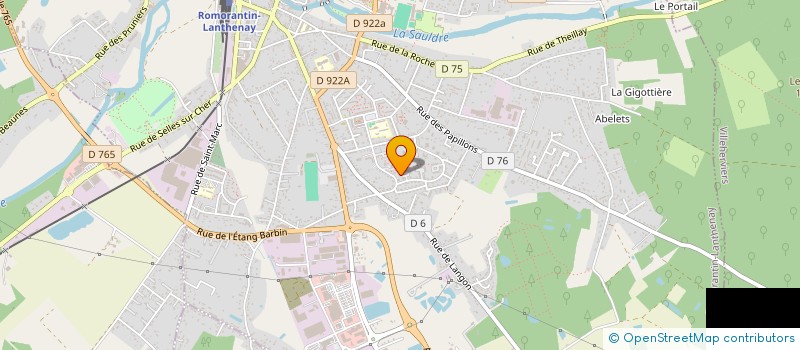 localisation de l'entreprise MONSIEUR HICHEM SALAH  ROMORANTIN-LANTHENAY