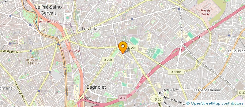 localisation de l'entreprise MONSIEUR HICHEM TACHEZOUIT à BAGNOLET