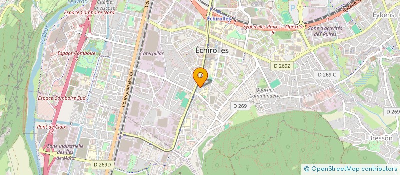 localisation de l'entreprise MONSIEUR HICHEM TASGHAT à ECHIROLLES