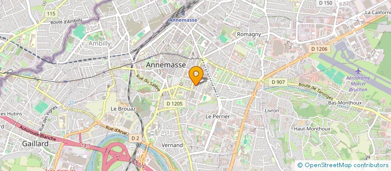 localisation de l'entreprise MONSIEUR HICHEM TOUNEKTI  ANNEMASSE