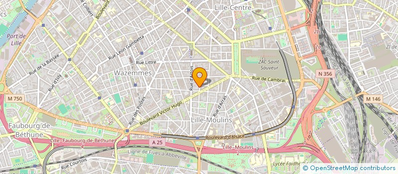 localisation de l'entreprise MONSIEUR HICHEM YESREF  LILLE