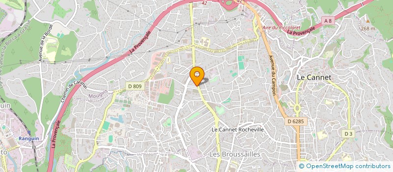 localisation de l'entreprise MONSIEUR HICHIAMI MOSBAHI  LE CANNET