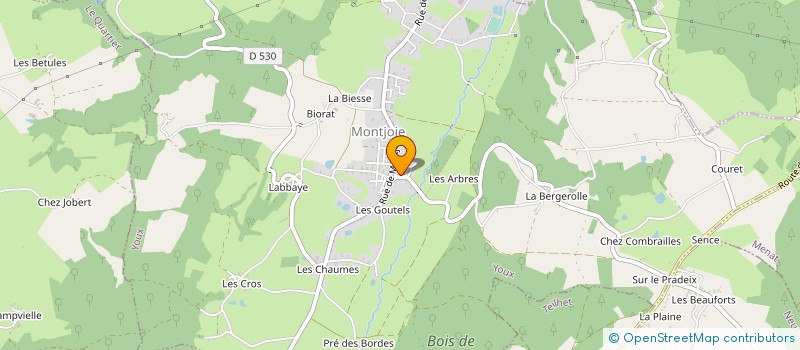localisation de l'entreprise MONSIEUR HIDA BOUJRAD à YOUX