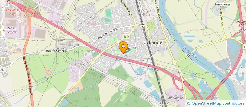 localisation de l'entreprise MONSIEUR HIDAJET SULAJ  UCKANGE