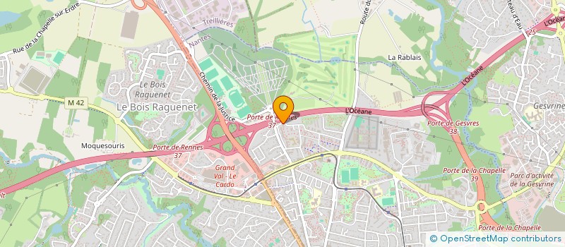 localisation de l'entreprise MONSIEUR HIDER BOUHRIS à NANTES