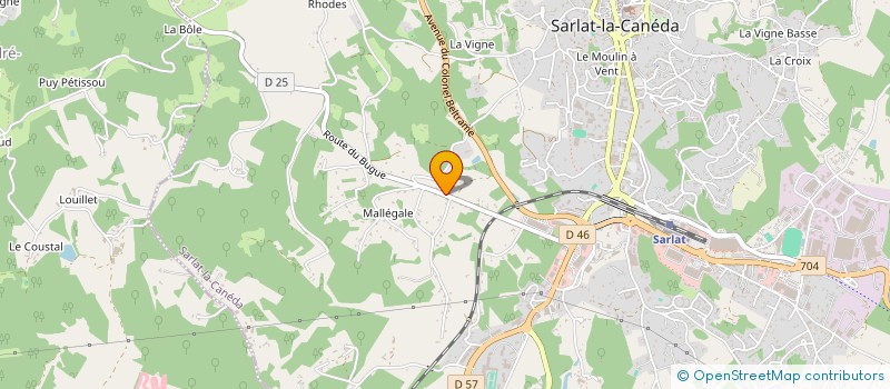 localisation de l'entreprise MONSIEUR HIDIR SALIKARA  SARLAT-LA-CANEDA