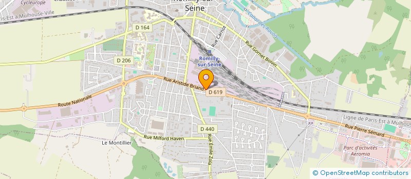 localisation de l'entreprise MONSIEUR HIDIR TEKGOZ  ROMILLY-SUR-SEINE