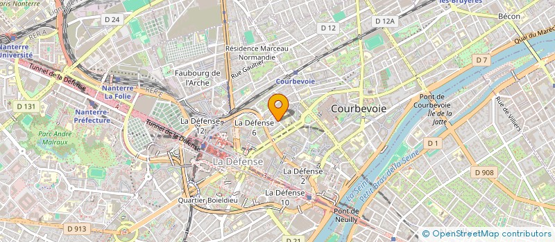 localisation de l'entreprise MONSIEUR HIEN ANIS  COURBEVOIE