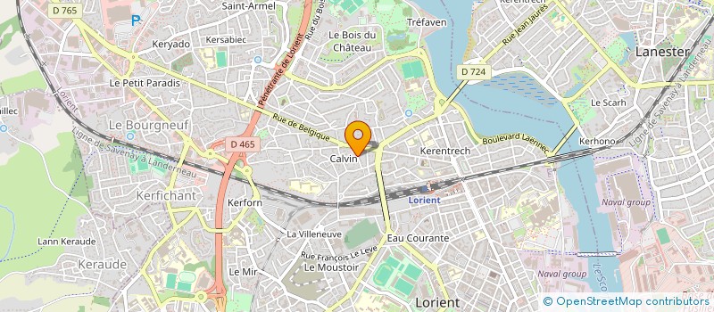 localisation de l'entreprise MONSIEUR HIEN-VUONG NGUYEN  LORIENT