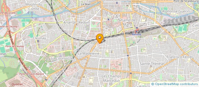 localisation de l'entreprise MONSIEUR HIFAZAT JABARKHIL  RENNES