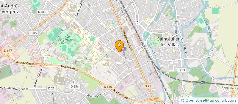 localisation de l'entreprise MONSIEUR HIJRATULLAH SHINWARI  TROYES