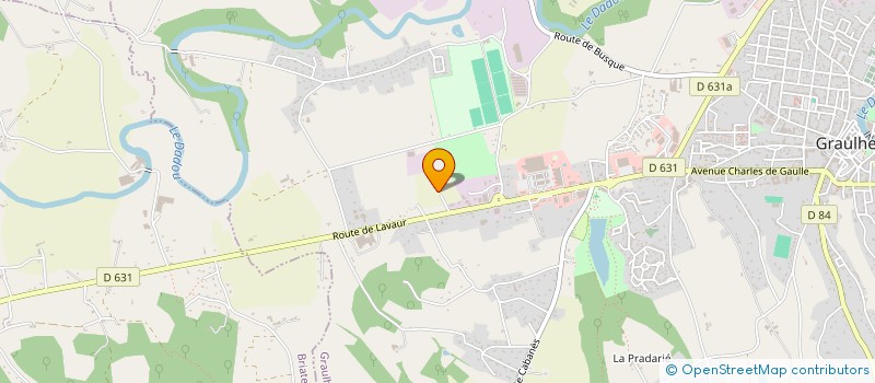 localisation de l'entreprise MONSIEUR HIKMAT NEHME  GRAULHET