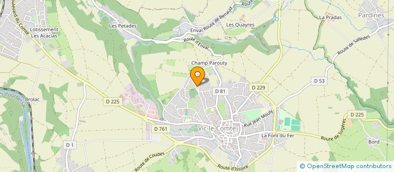 localisation de l'entreprise MONSIEUR HIKMAT SAADI ABDULKADER à VIC-LE-COMTE