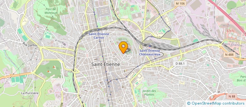 localisation de l'entreprise MONSIEUR HIKMATULLAH OTMAN KHEL  SAINT-ETIENNE