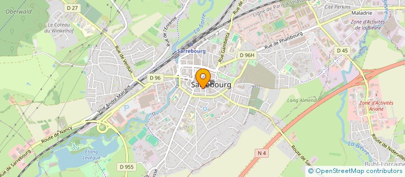 localisation de l'entreprise MONSIEUR HIKMET JAKUPOVIC  SARREBOURG