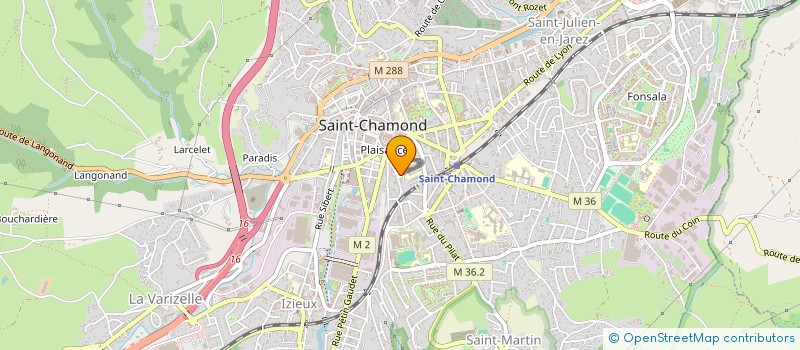 localisation de l'entreprise MONSIEUR HIKMET OKSAR à SAINT-CHAMOND