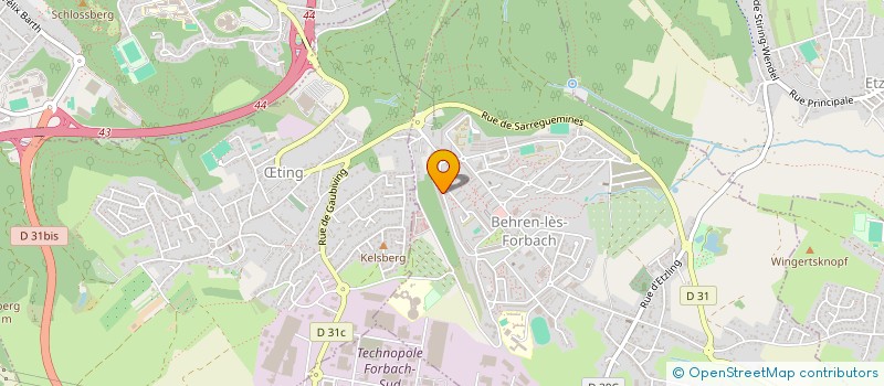 localisation de l'entreprise MONSIEUR HIKMET SIMSEK  BEHREN-LES-FORBACH