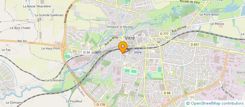 localisation de l'entreprise MONSIEUR HIKMET YILDIZ à VITRE