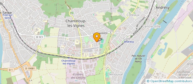 localisation de l'entreprise MONSIEUR HIKMET YILDIZ à CHANTELOUP-LES-VIGNES