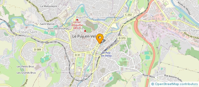 localisation de l'entreprise MONSIEUR HILAIRE BALANDRE  LE PUY-EN-VELAY