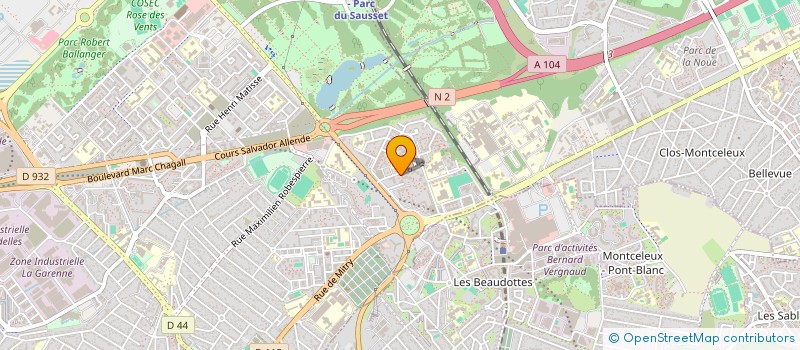 localisation de l'entreprise MONSIEUR HILAIRE BATALENA-LEBAKWA à AULNAY-SOUS-BOIS
