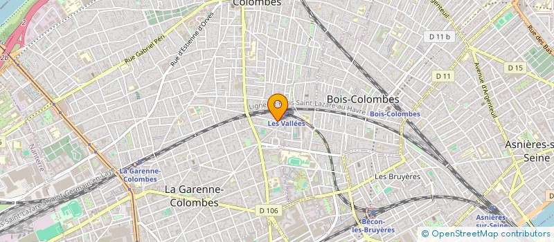 localisation de l'entreprise MONSIEUR HILAIRE BAUDOUIN à LA GARENNE-COLOMBES