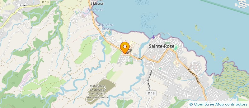 localisation de l'entreprise MONSIEUR HILAIRE CALODAT  SAINTE-ROSE