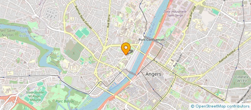 localisation de l'entreprise MONSIEUR HILAIRE CROCOMBETTE à ANGERS