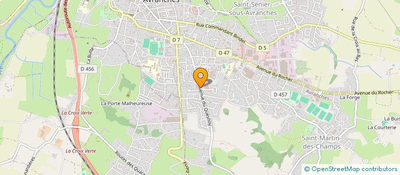 localisation de l'entreprise MONSIEUR HILAIRE DUPONT à AVRANCHES