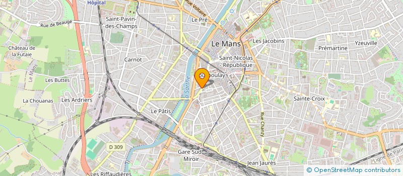 localisation de l'entreprise MONSIEUR HILAIRE KOUASSI  LE MANS