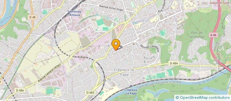 localisation de l'entreprise MONSIEUR HILAIRE MARTHE  RILLIEUX LA PAPE