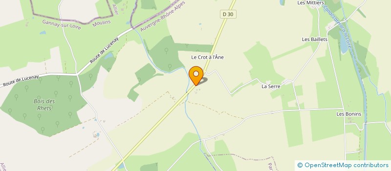 localisation de l'entreprise MONSIEUR HILAIRE MATHIEU  LA CHAPELLE-AUX-CHASSES