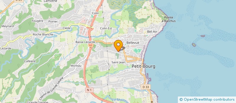 localisation de l'entreprise MONSIEUR HILAIRE PETITPAS  PETIT-BOURG