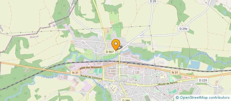 localisation de l'entreprise MONSIEUR HILAIRE VENACTER  FISMES