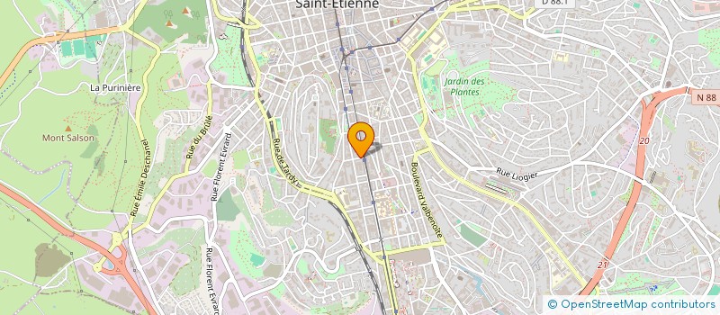 localisation de l'entreprise MONSIEUR HILAL BARBARIN  SAINT-ETIENNE