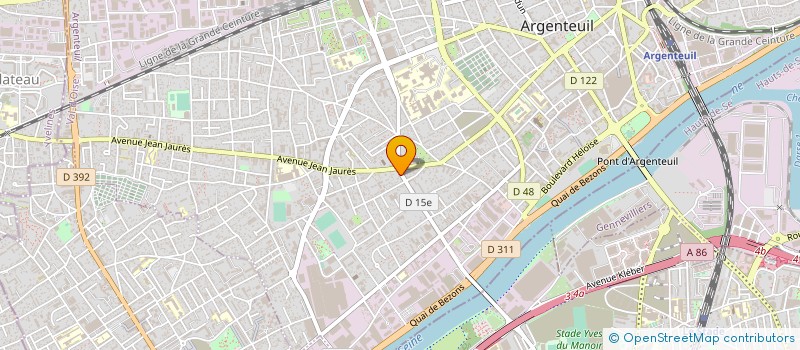 localisation de l'entreprise MONSIEUR HILAL HAMROUN  ARGENTEUIL