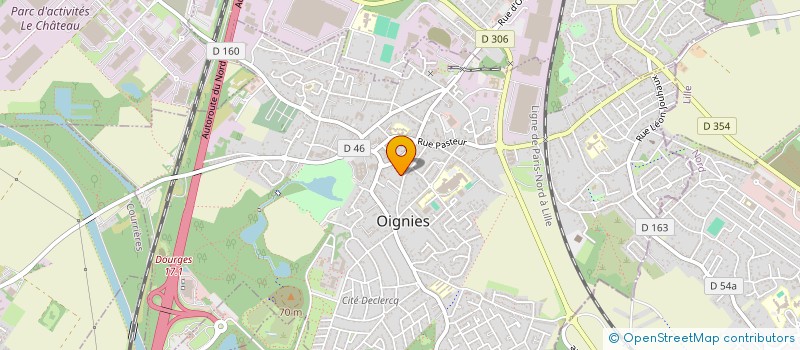 localisation de l'entreprise MONSIEUR HILAL TOUATI  OIGNIES