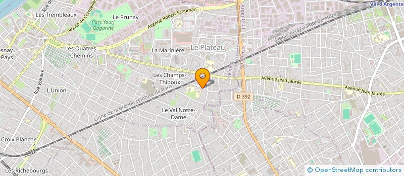 localisation de l'entreprise MONSIEUR HILARIO MATOS  SARTROUVILLE