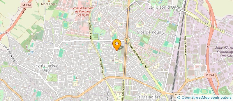 localisation de l'entreprise MONSIEUR HILARIO NONES à DIJON