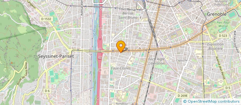 localisation de l'entreprise MONSIEUR HILEM TEMOUSSI  GRENOBLE