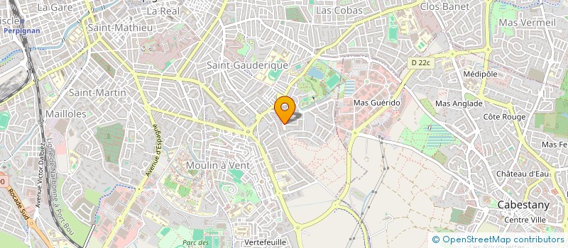 localisation de l'entreprise MONSIEUR HILLAL ACHIOU  PERPIGNAN