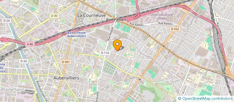 localisation de l'entreprise MONSIEUR HILLAL CHERFI à AUBERVILLIERS