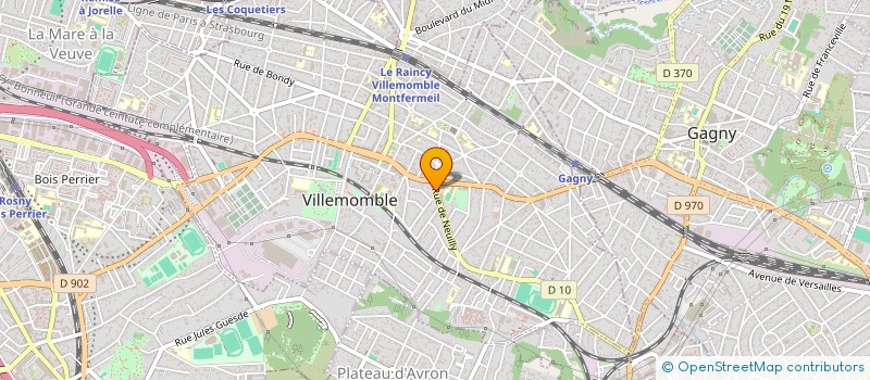 localisation de l'entreprise MONSIEUR HILLAL KOURDACHE à VILLEMOMBLE