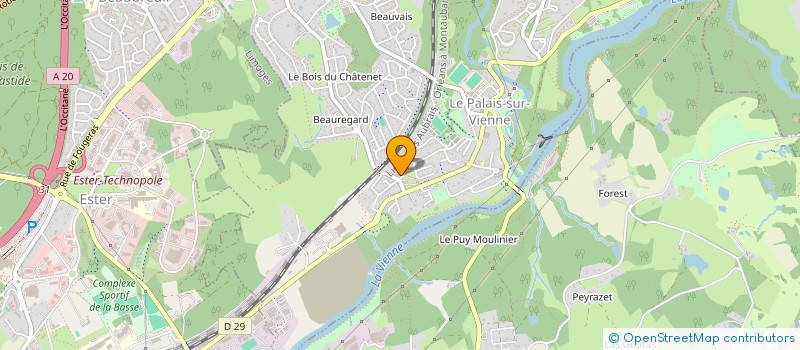 localisation de l'entreprise MONSIEUR HILMI AKCAY  LE PALAIS-SUR-VIENNE